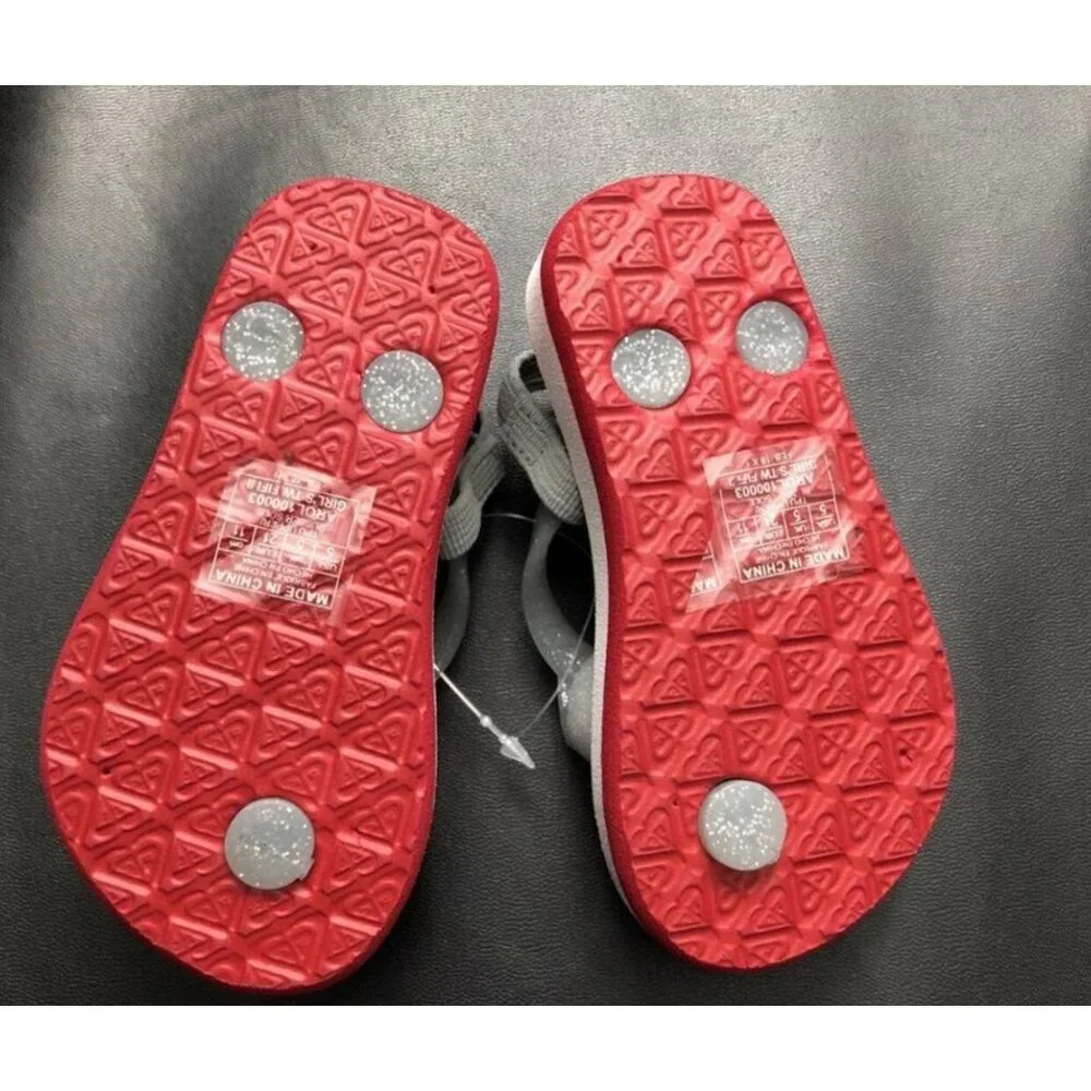NWT Roxy Flip Flops Baby Girls Size 5